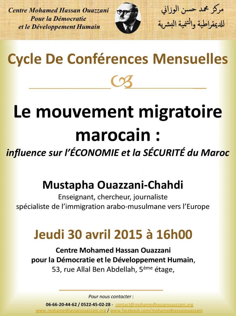 Le mouvement migratoire marocain : influence sur l&rsquo;économie et la sécurité du Maroc
