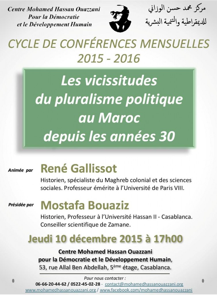 Les vicissitudes du pluralisme politique au Maroc depuis les années 30