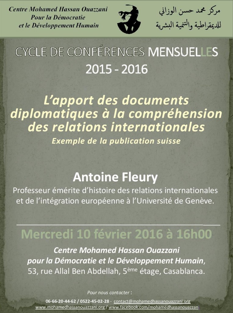 L&rsquo;apport des documents diplomatiques dans la compréhension des relations internationales