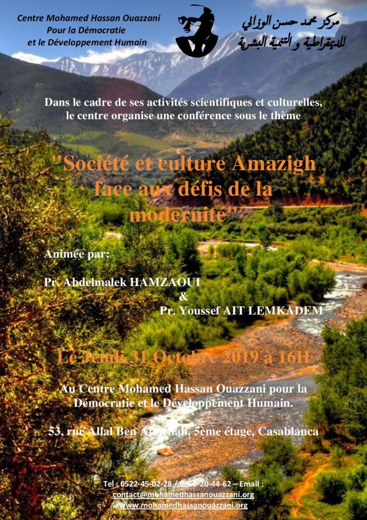 Société et culture Amazigh face aux défis de la modernité