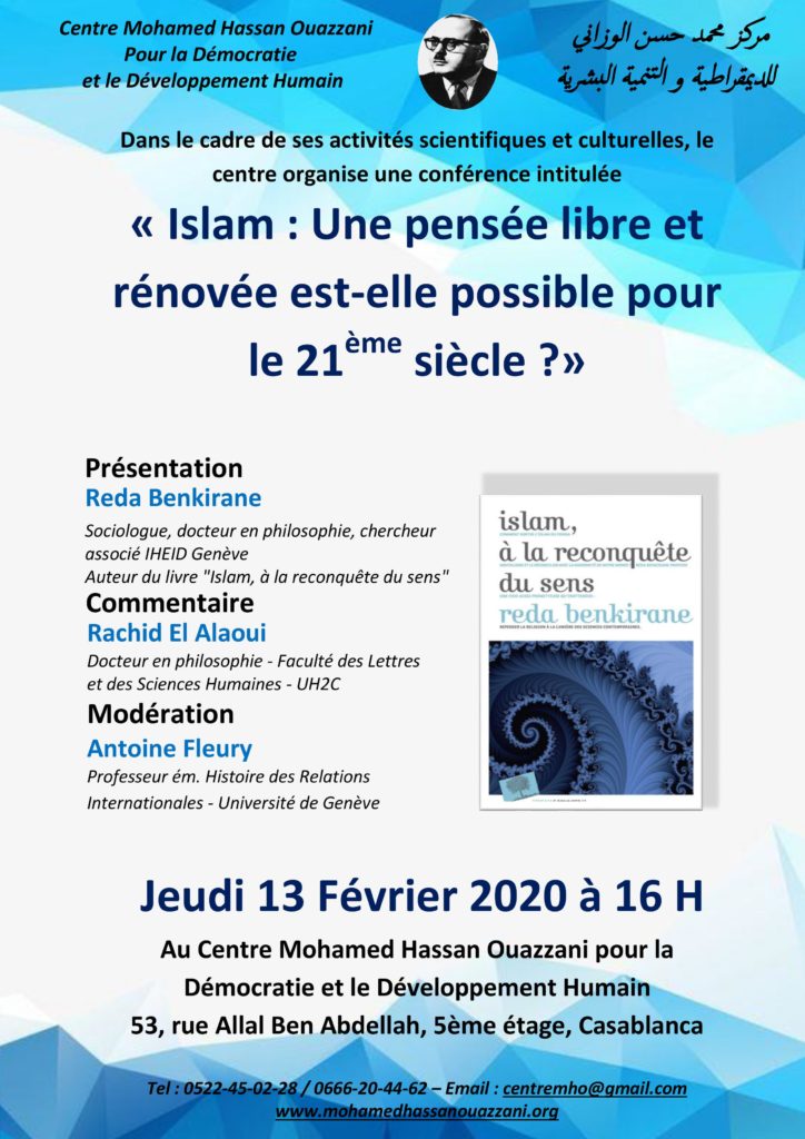 Islam : Une pensée libre et rénovée est-elle possible pour le 21ème siècle ?