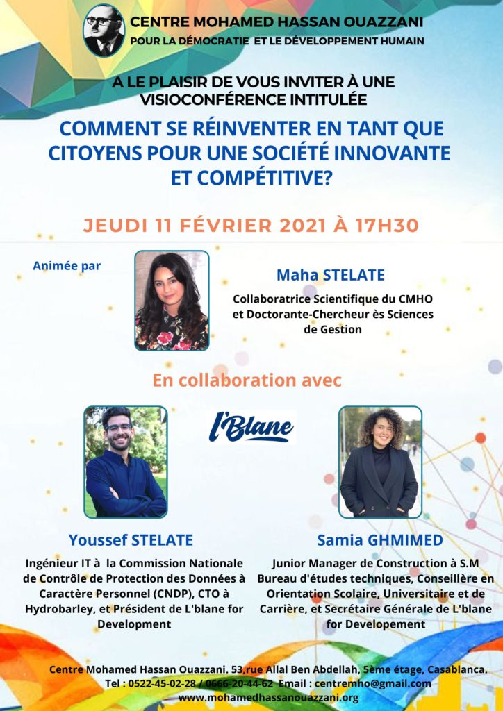 Comment se réinventer en tant que Citoyens pour une Société Innovante et Compétitive?